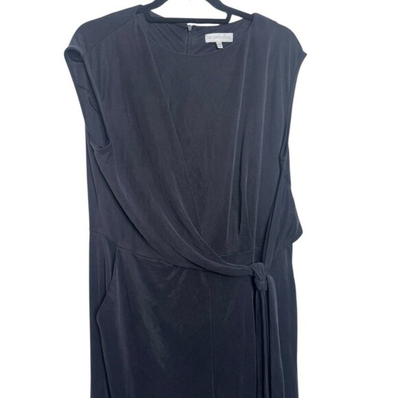 RJR John Rocha Black Tie-Waist Jumpsuit - Size 16 | Small Flaw Noted - Picture 5 of 5